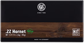 RWS .22 Hornet HIT 2,6g