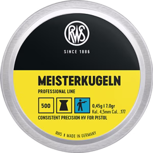 RWS  zračni naboji , cal. 4,5 mm MEISTERKUGELN CALIBRE  0,45g
