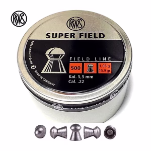 RWS  zračni naboji , cal. 5,5 mm SUPER FIELD
