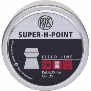 RWS  zračni naboji , cal. 6,35 mm SUPER H-POINT