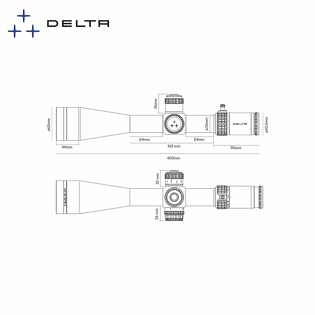 Delta daljnogled STRYKER HD 5-50x56 SFP ( MIL ) DLS-2 ( DO-2508 ) - slika 5
