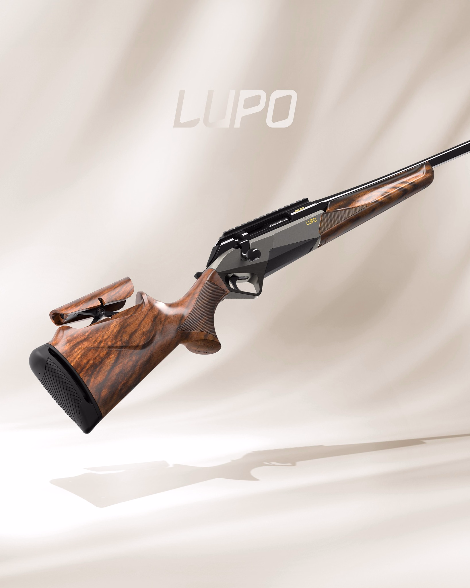Benelli Lupo BE.S.T. Wood Adjustable Comb