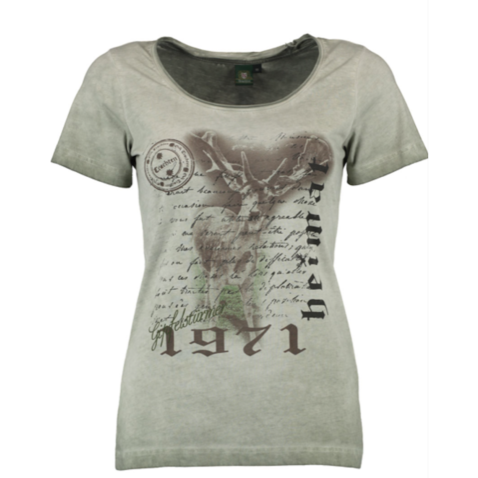 T-shirt z lovskim motivom- damjak
